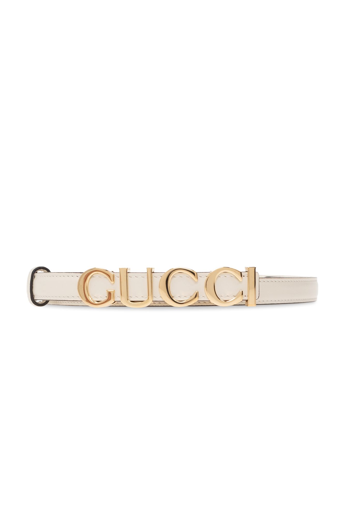 Cream hotsell gucci belt